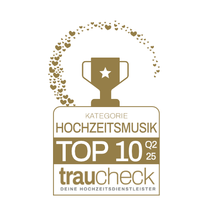 Top 10 Hochzeitsmusik auf Traucheck